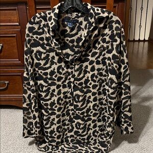 French Connection Animal Print Top
